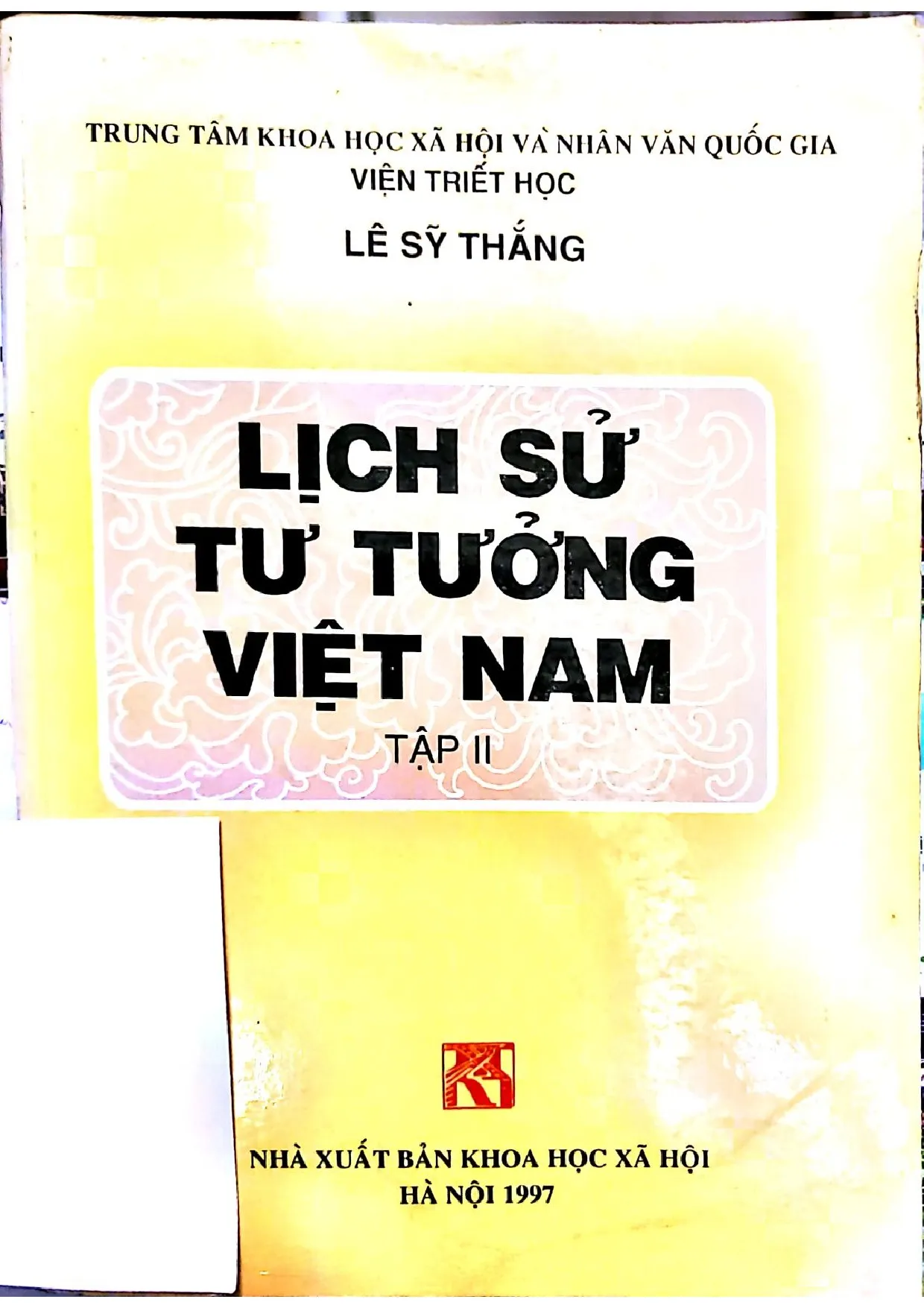 Ảnh bìa của Lịch sử tư tưởng Việt Nam tập 2
