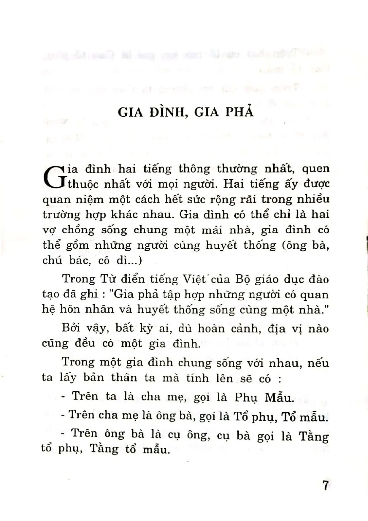 Mục lục chi tiết trang 3 sách Hướng dẫn viết gia phả