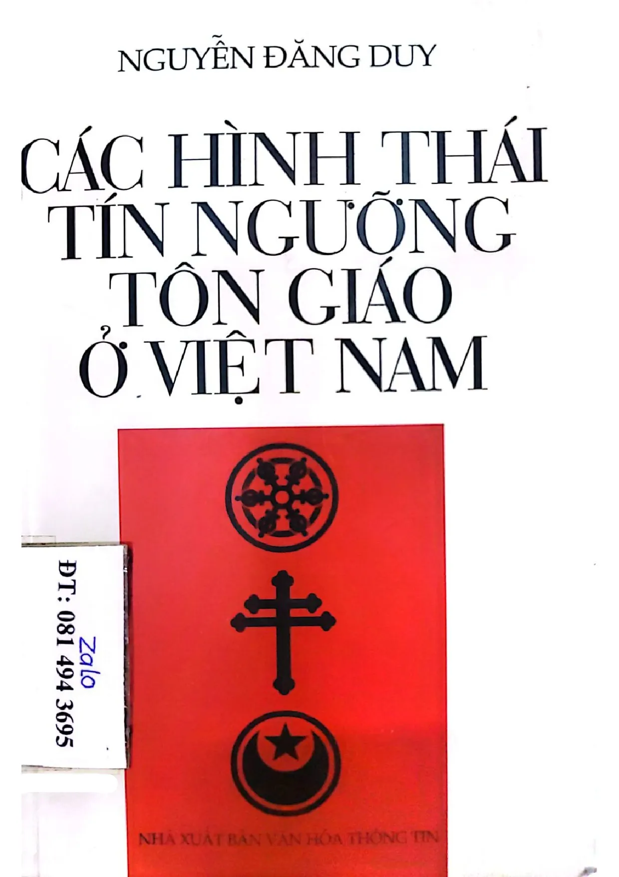 Ảnh bìa của Các hình thái tín ngưỡng tôn giáo ở Việt Nam