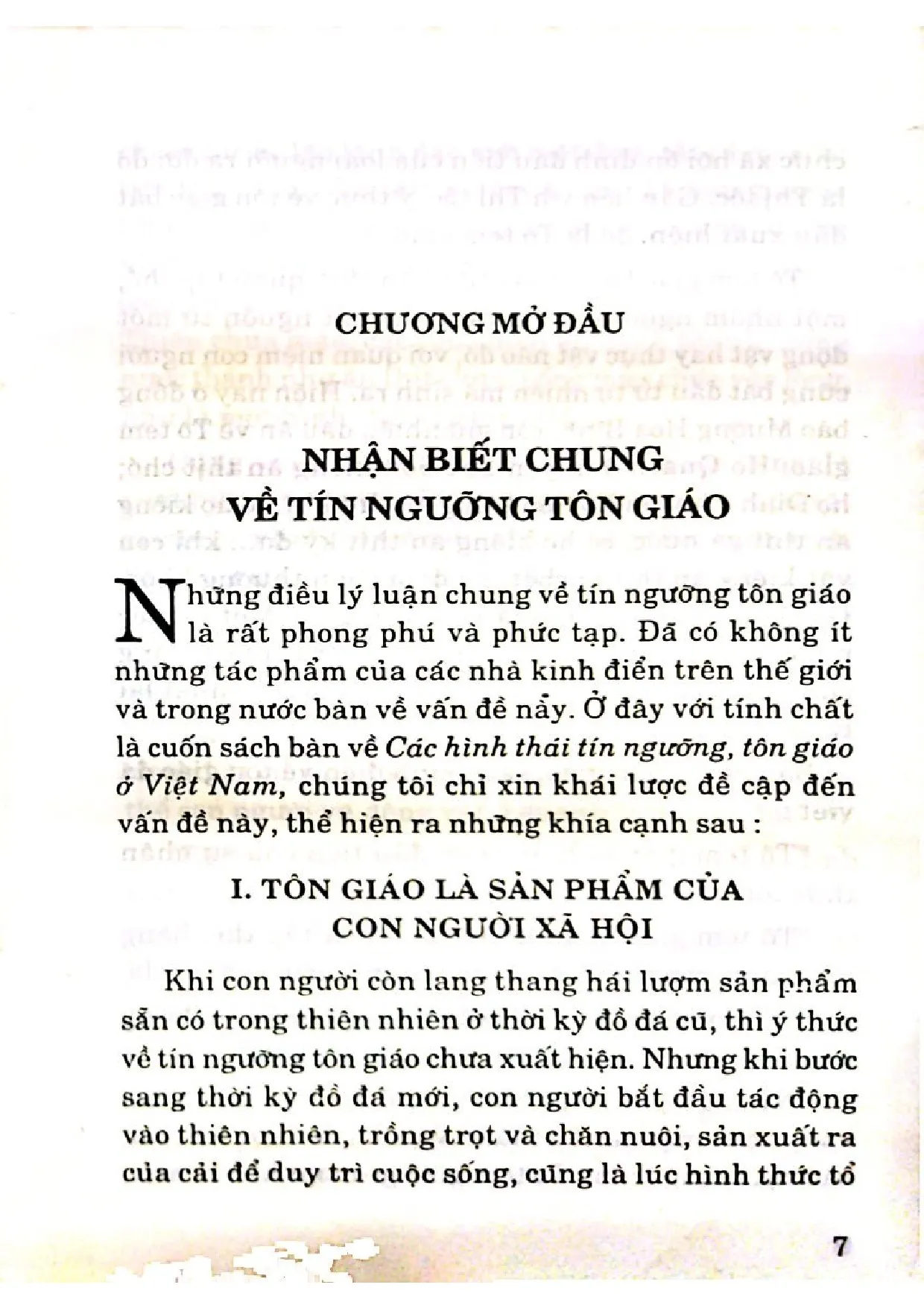 Nội dung mục lục và hình ảnh sách Các hình thái tín ngưỡng tôn giáo ở Việt Nam - Trang 7
