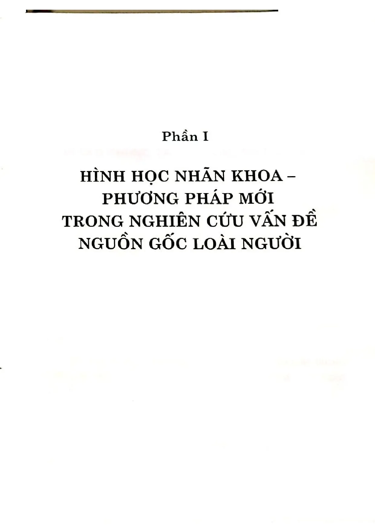 Nội dung trang phụ bản giới thiệu sách Chúng ta thoát thai từ đâu