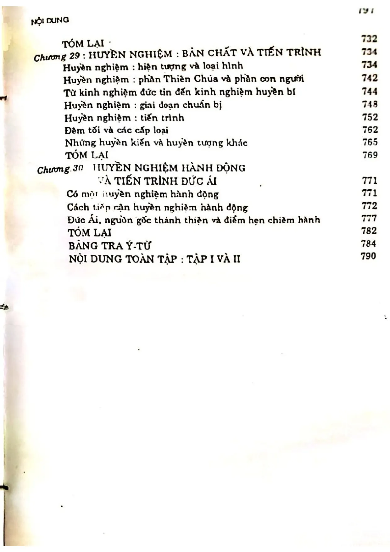 Nội dung mục lục và hình ảnh sách Thần học thiêng liêng nền tảng lý thuyết và thực hành - Trang 7
