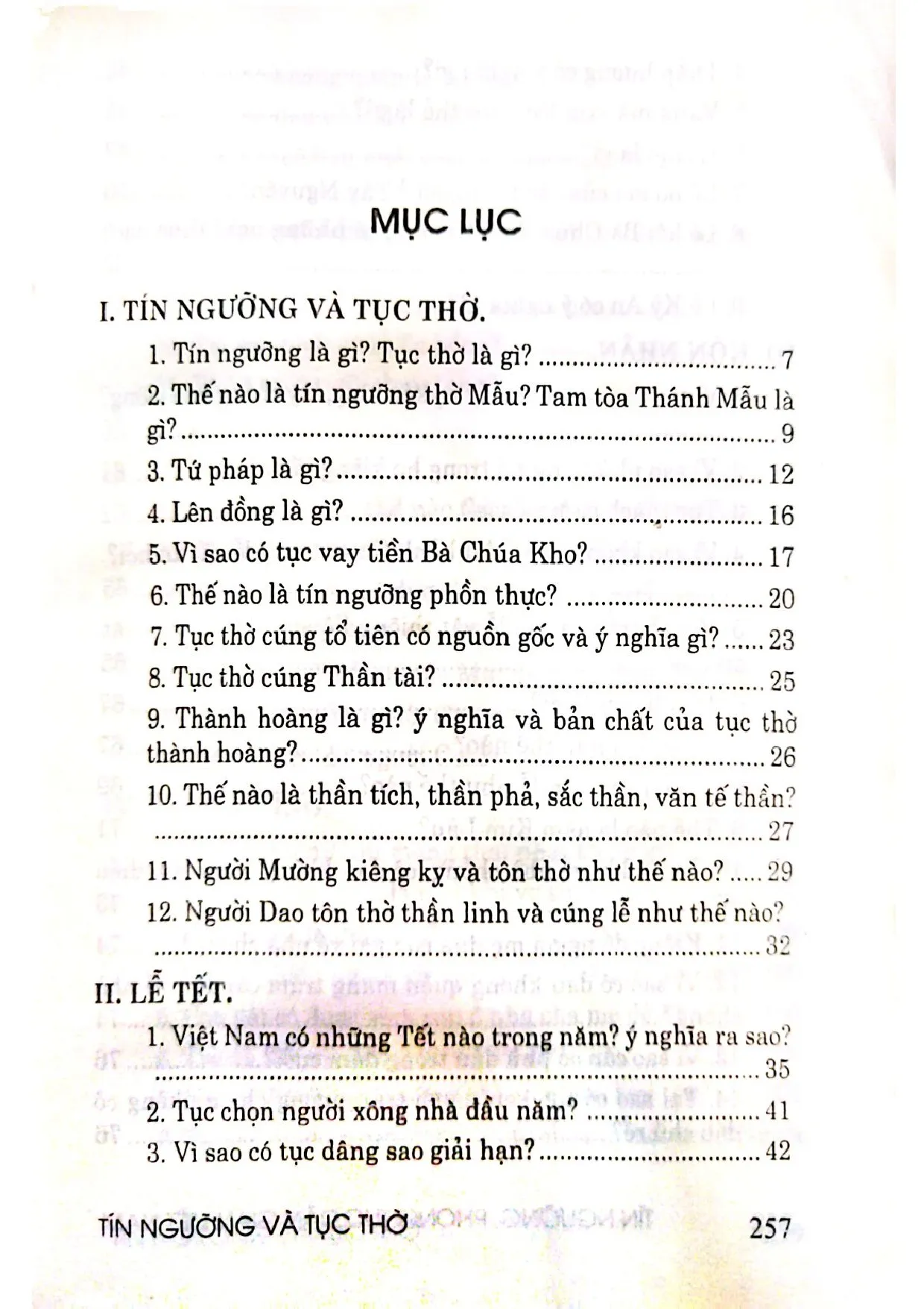 Trang bìa chính thức sách Tín ngưỡng phong tục và những kiêng kị dân gian ở Việt Nam
