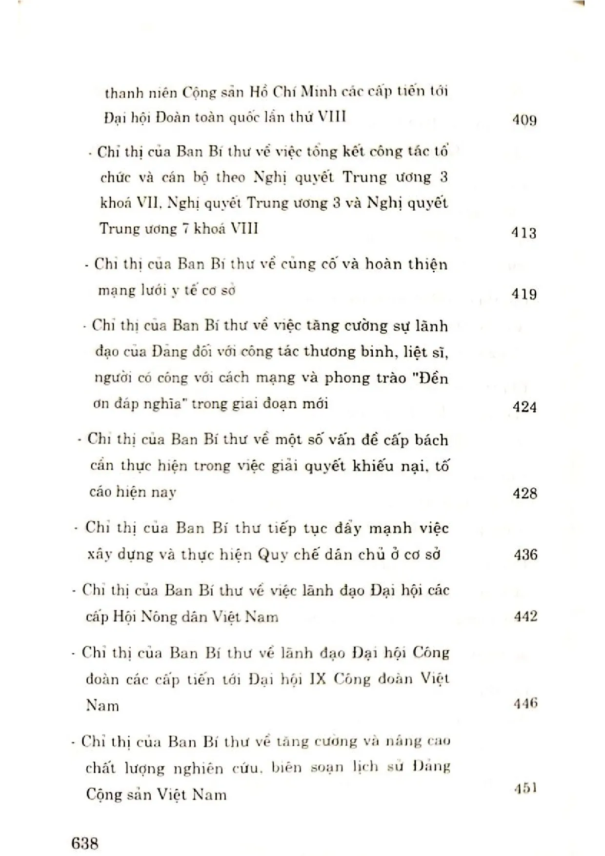 Nội dung mục lục và hình ảnh sách Các nghị quyết của Trung ương đảng 2001 - 2004 - Trang 7
