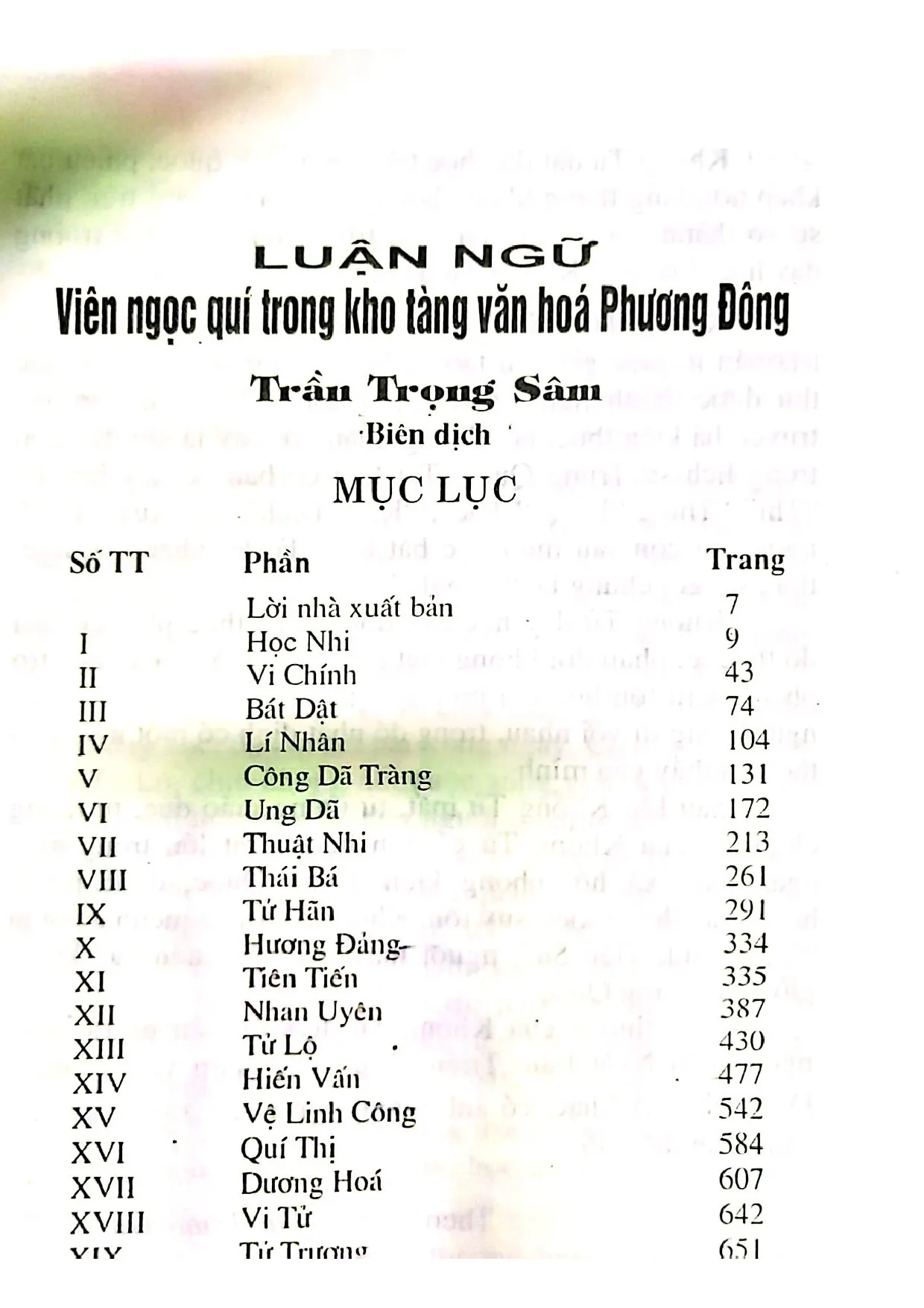 Trang bìa chính thức sách Luận ngữ viên ngọc quý trong kho tàng văn hóa phương đông