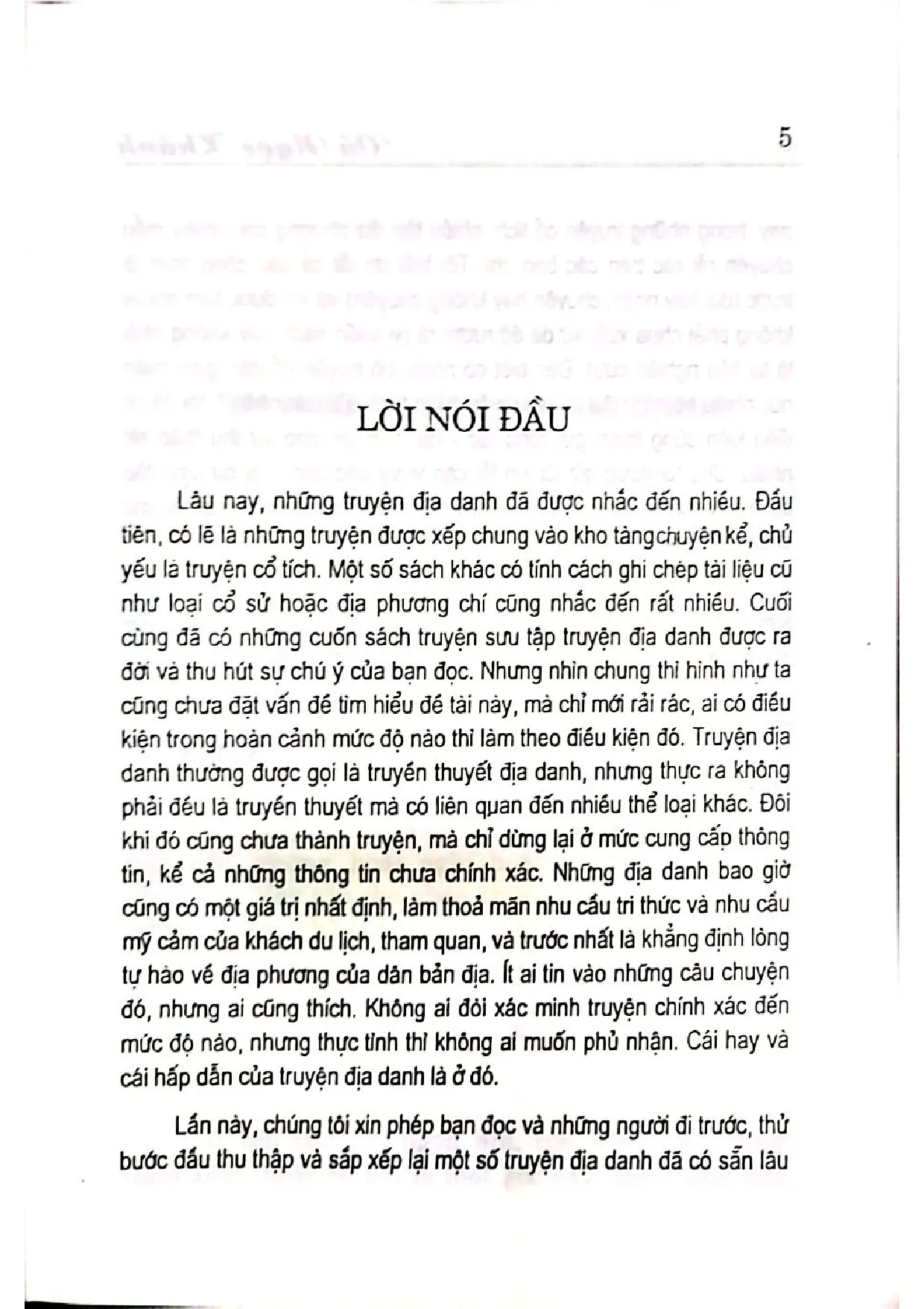 Mục lục chi tiết trang 1 sách Chuyện kể địa danh Việt Nam