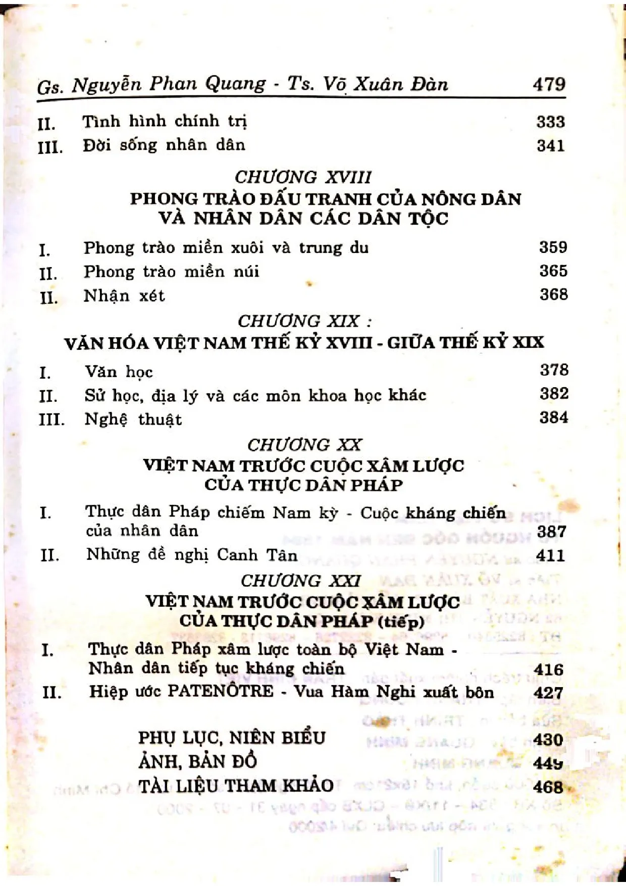 Nội dung mục lục và hình ảnh sách Lịch sử Việt Nam từ nguồn gốc đến năm 1884 - Trang 7