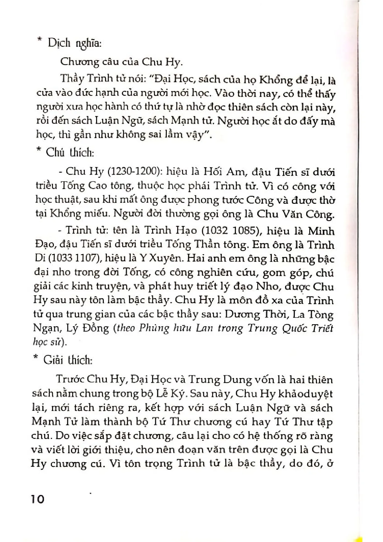 Mục lục chi tiết trang 2 sách Đại học thuyết minh