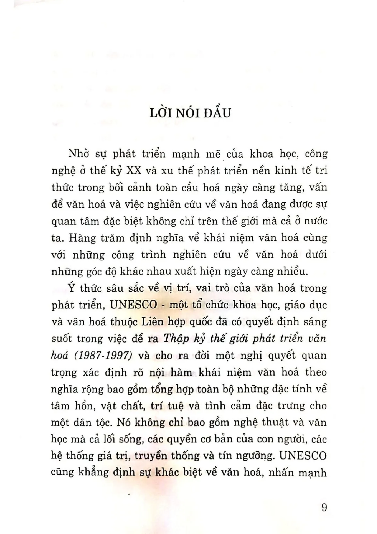 Nội dung mục lục và hình ảnh sách Góp phần nghiên cứu văn hóa Việt Nam dưới ánh sáng tư tưởng Hồ Chí Minh - Trang 5