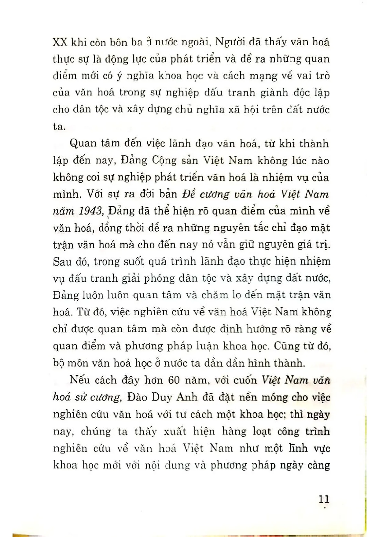 Nội dung mục lục và hình ảnh sách Góp phần nghiên cứu văn hóa Việt Nam dưới ánh sáng tư tưởng Hồ Chí Minh - Trang 7