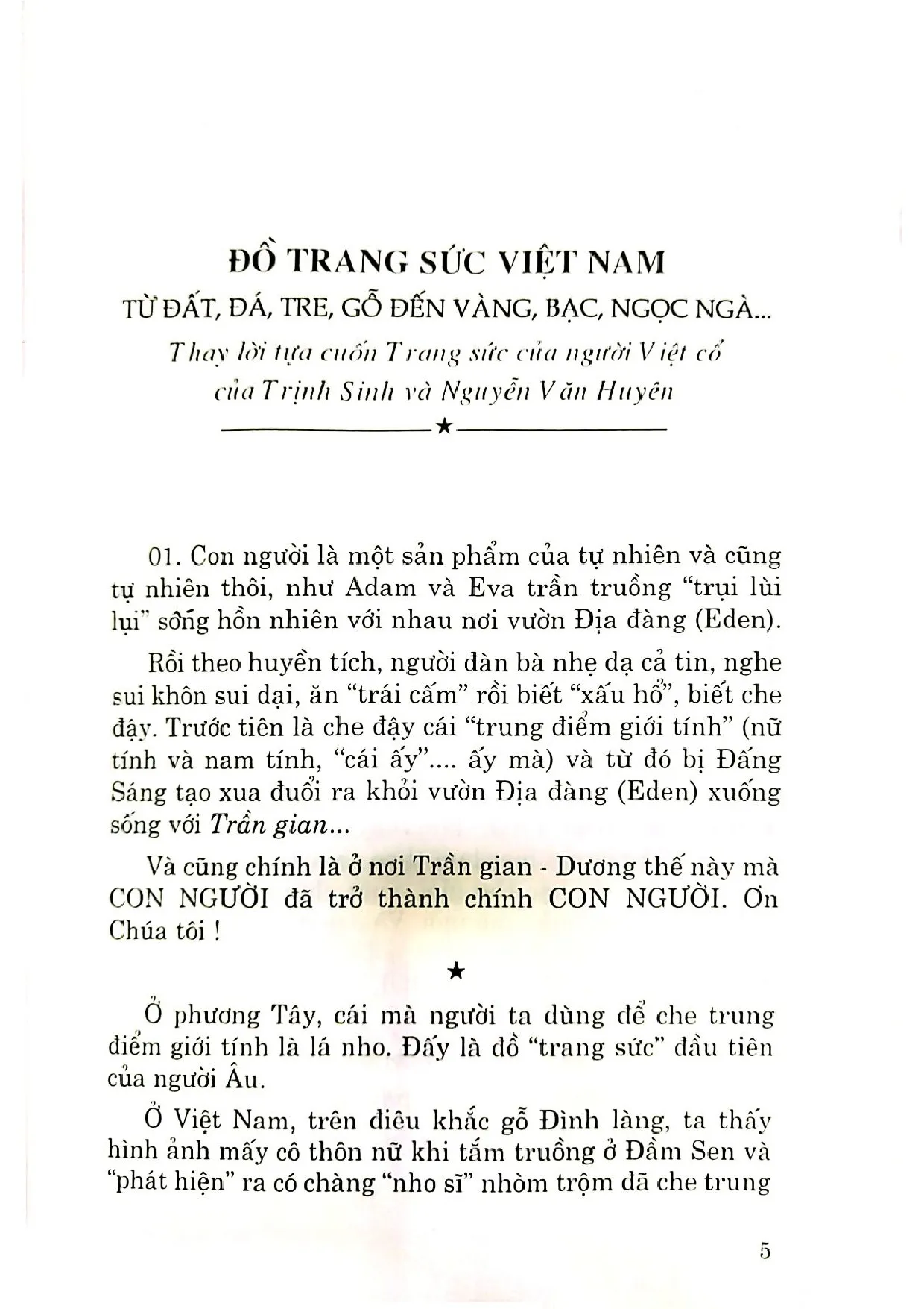 Mục lục chi tiết trang 1 sách Trang sức của người Việt cổ