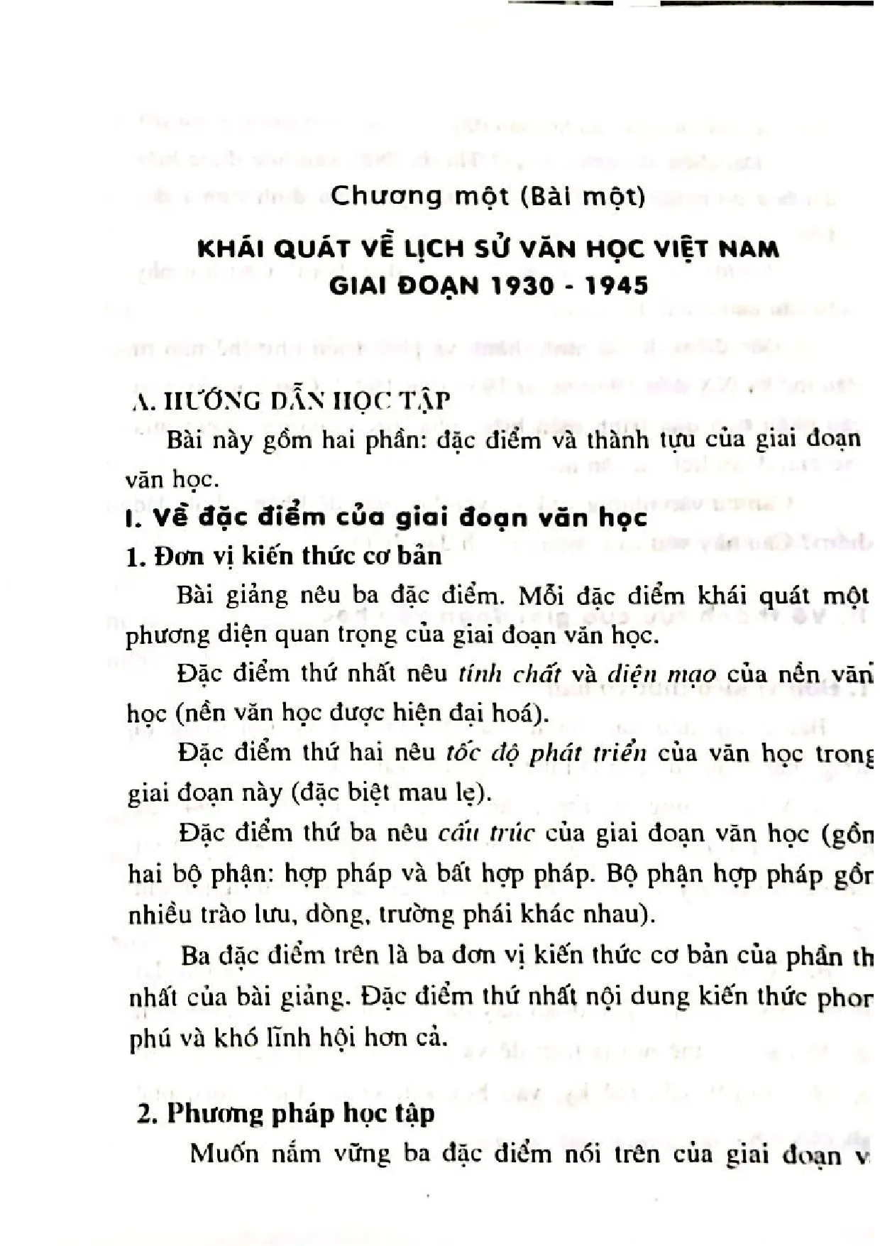 Nội dung mục lục và hình ảnh sách Giáo trình lịch sử văn học Việt Nam 1930 - 1945 - Trang 5
