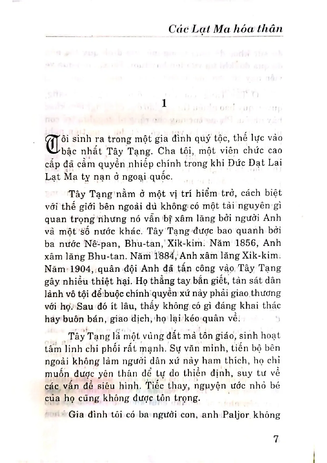 Trang bìa chính thức sách Các Lạt Ma hóa thân