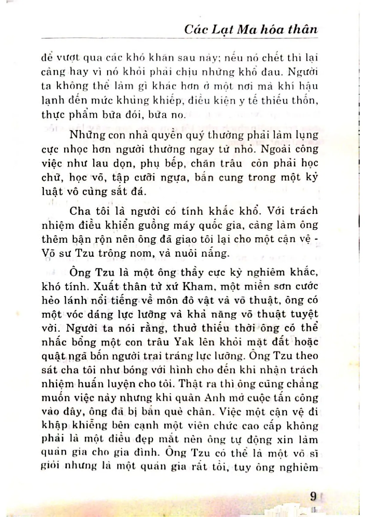 Mục lục chi tiết trang 2 sách Các Lạt Ma hóa thân