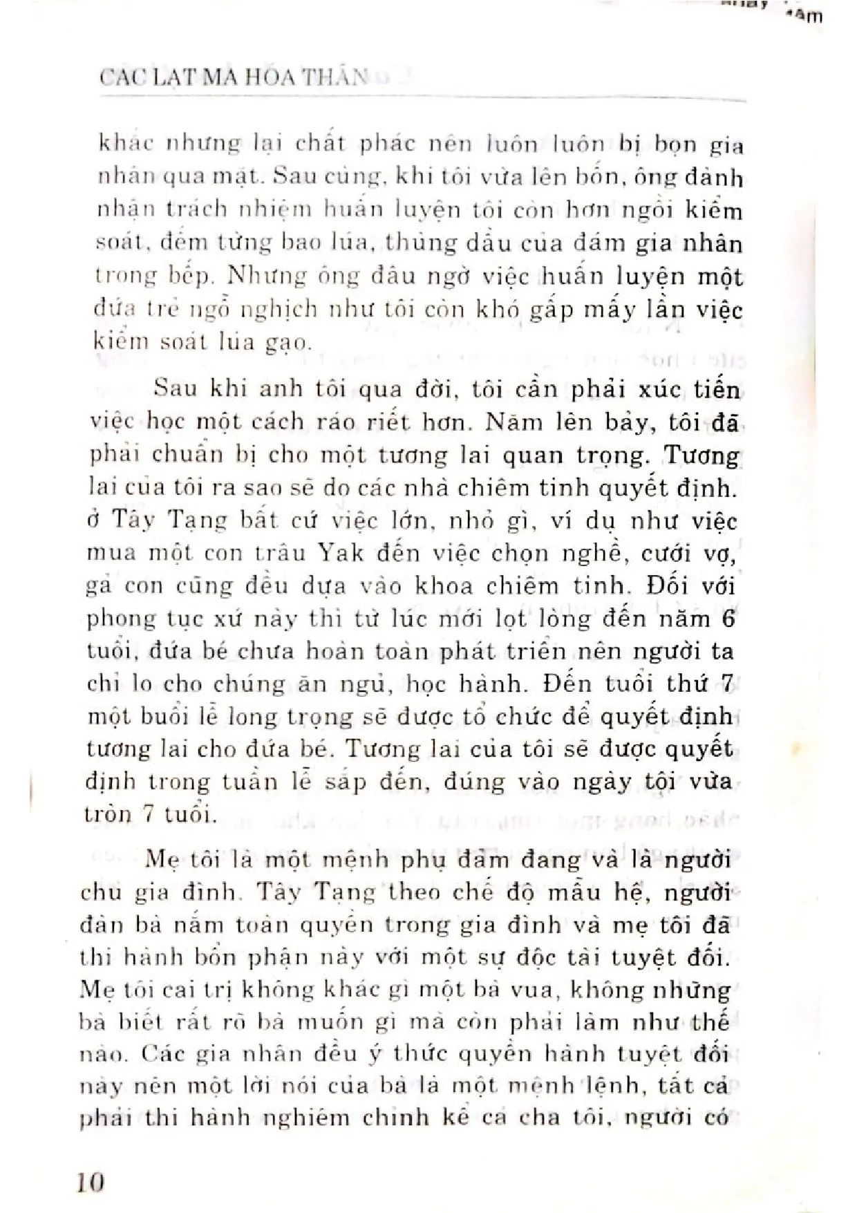 Mục lục chi tiết trang 3 sách Các Lạt Ma hóa thân