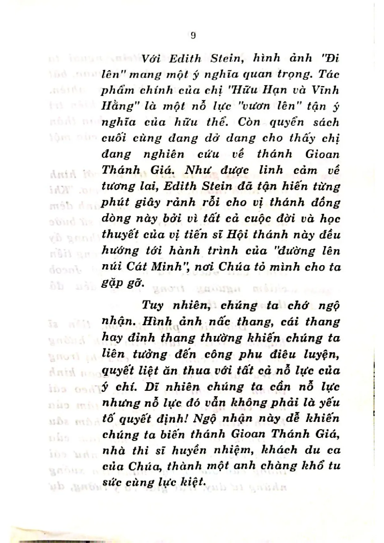 Mục lục chi tiết trang 2 sách Thánh Terexa Benedicta