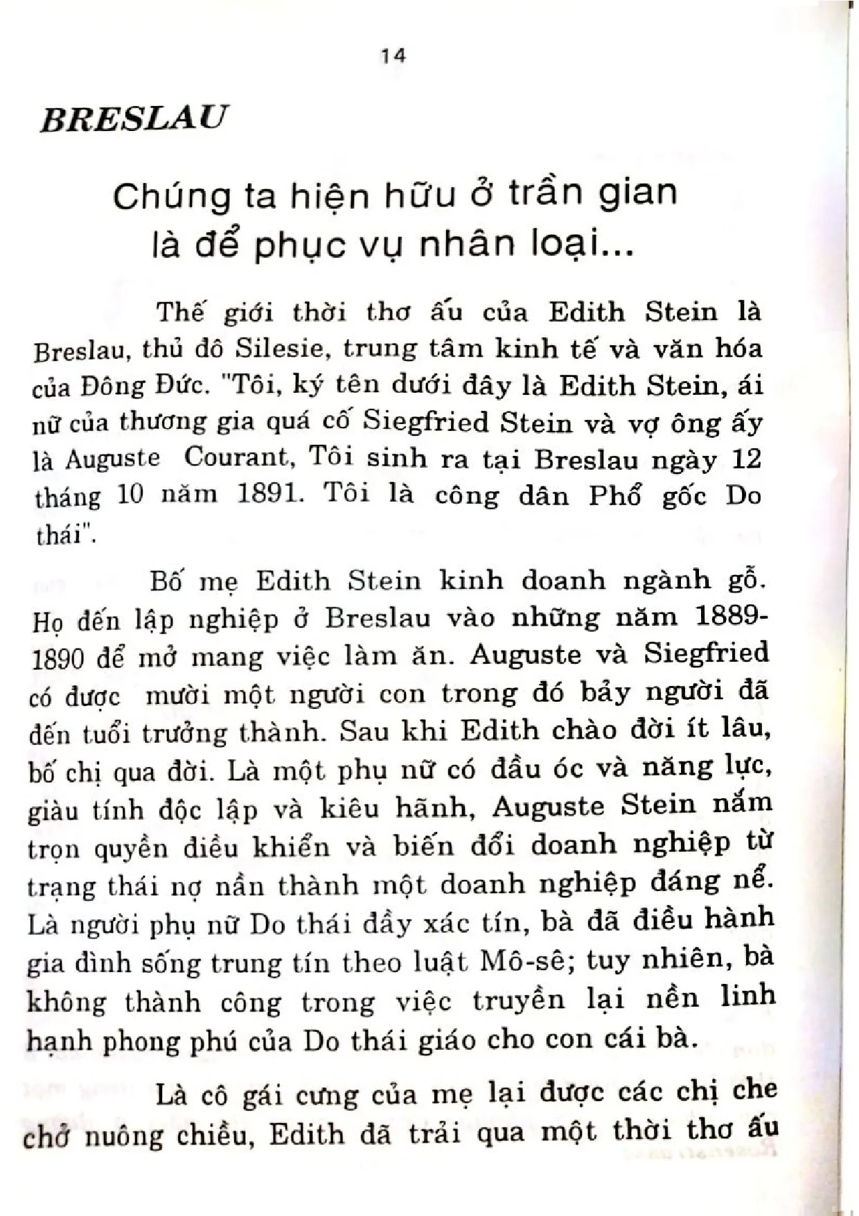 Nội dung mục lục và hình ảnh sách Thánh Terexa Benedicta - Trang 7