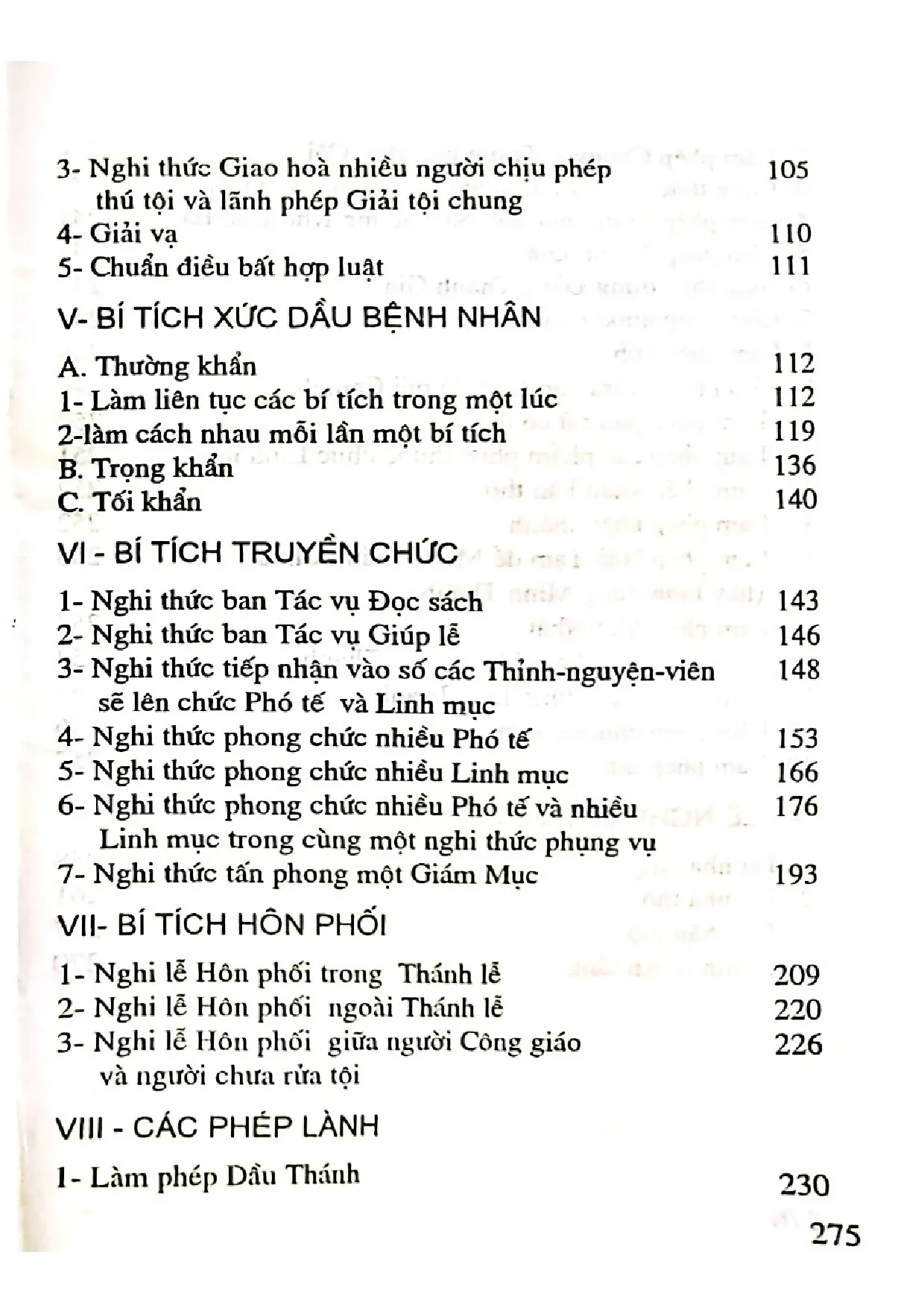 Mục lục chi tiết trang 1 sách Các phép