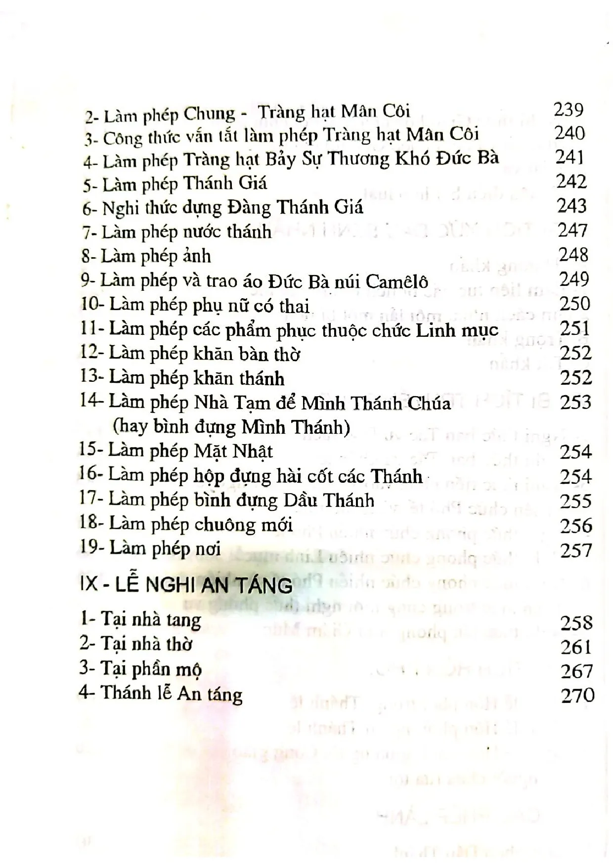 Mục lục chi tiết trang 2 sách Các phép