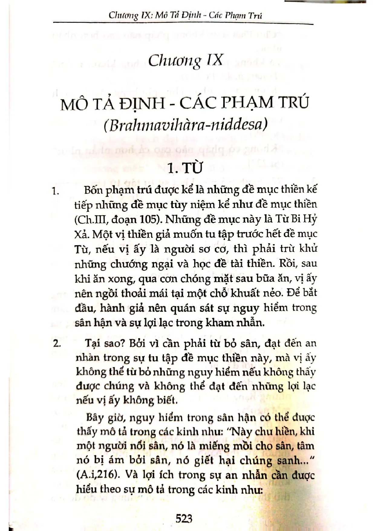 Mục lục chi tiết trang 2 sách Thanh tịnh đạo