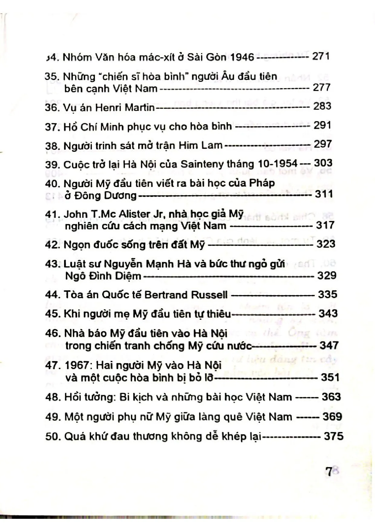 Mục lục chi tiết trang 2 sách Tìm hiểu lịch sử Việt Nam