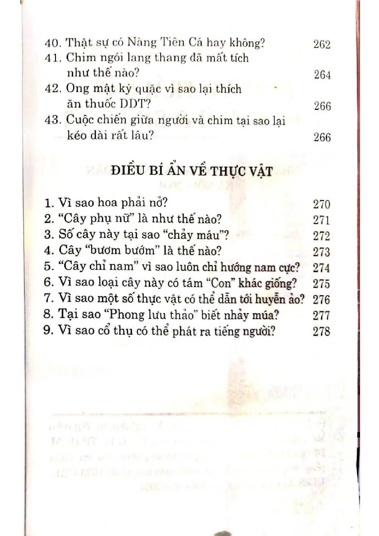 Nội dung mục lục và hình ảnh sách Bí ẩn về trái đất, loài người và sinh vật - Trang 7