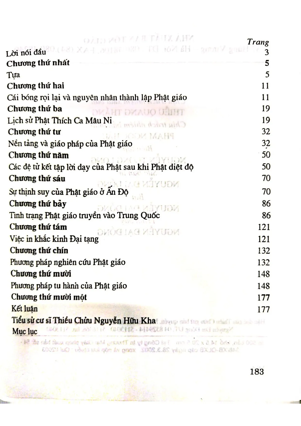 Trang bìa chính thức sách Phật học cương yếu