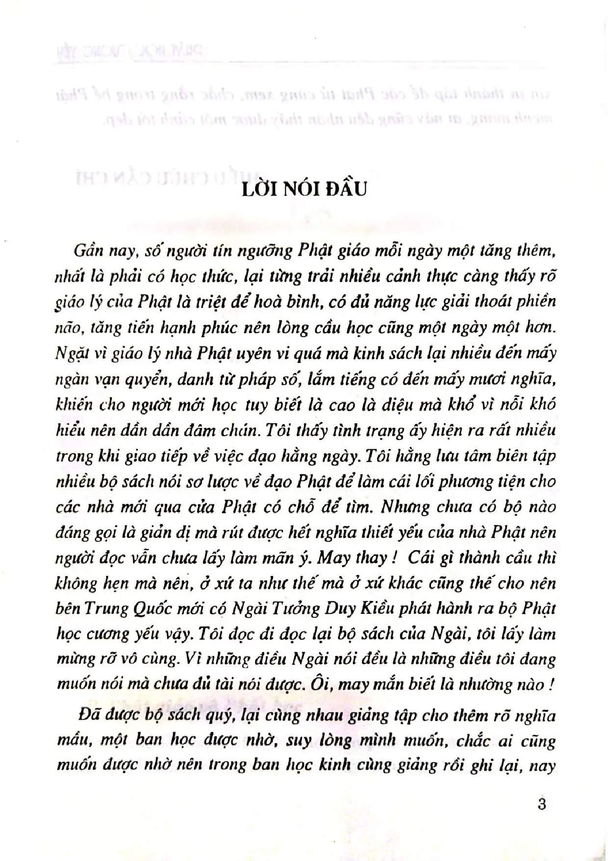 Mục lục chi tiết trang 1 sách Phật học cương yếu