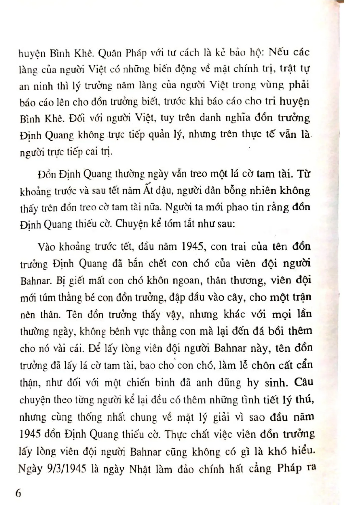 Mục lục chi tiết trang 3 sách Làng cây dừa dân tộc lịch sử học xã Bình Quang