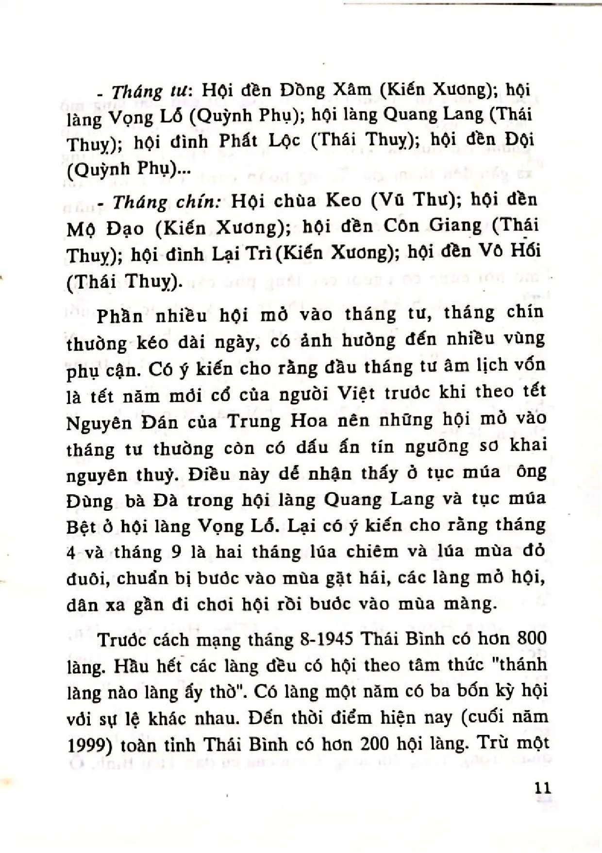 Nội dung mục lục và hình ảnh sách Lễ hội truyền thống ở Thái Bình - Trang 5