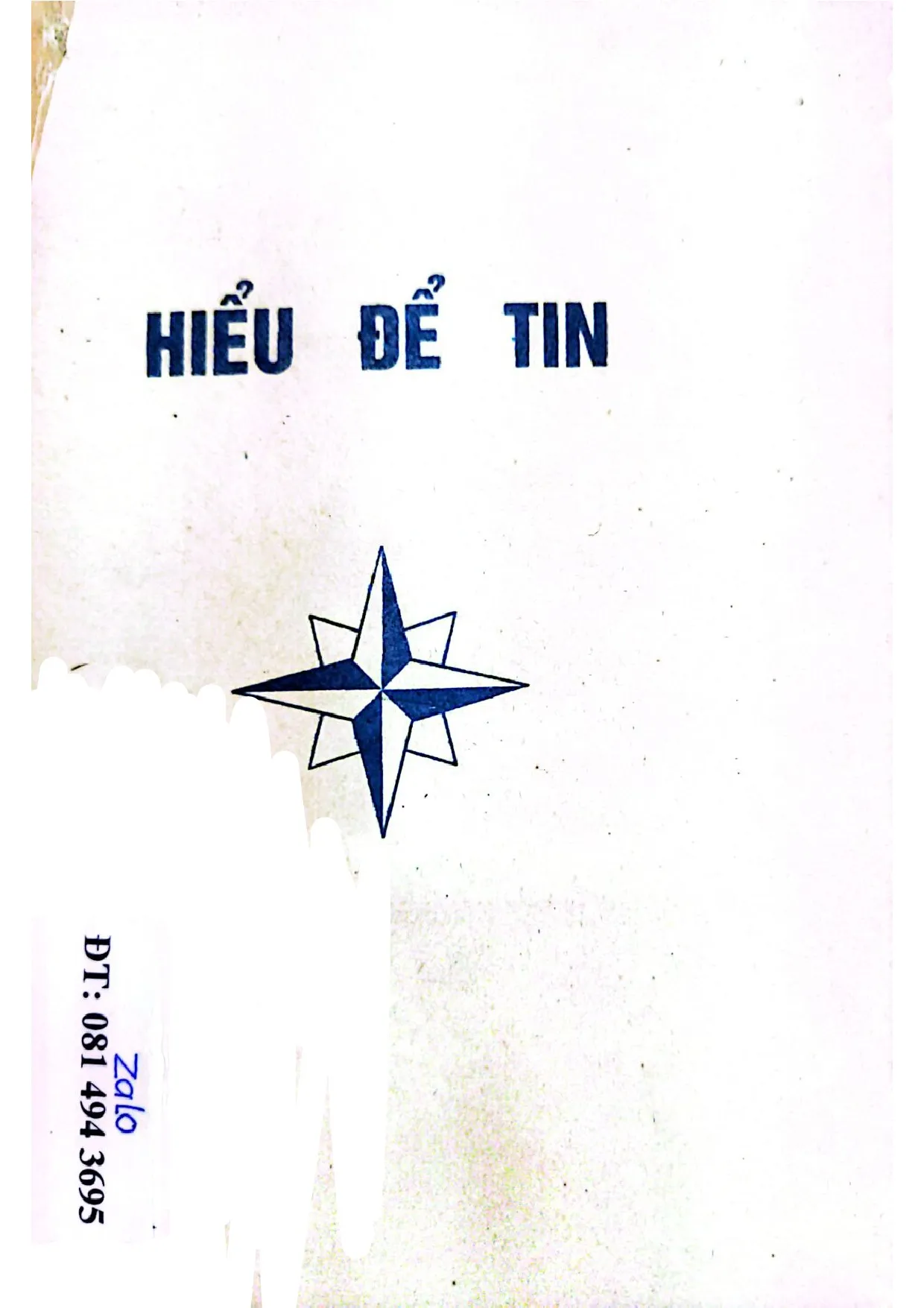 Ảnh bìa của Hiểu để tin
