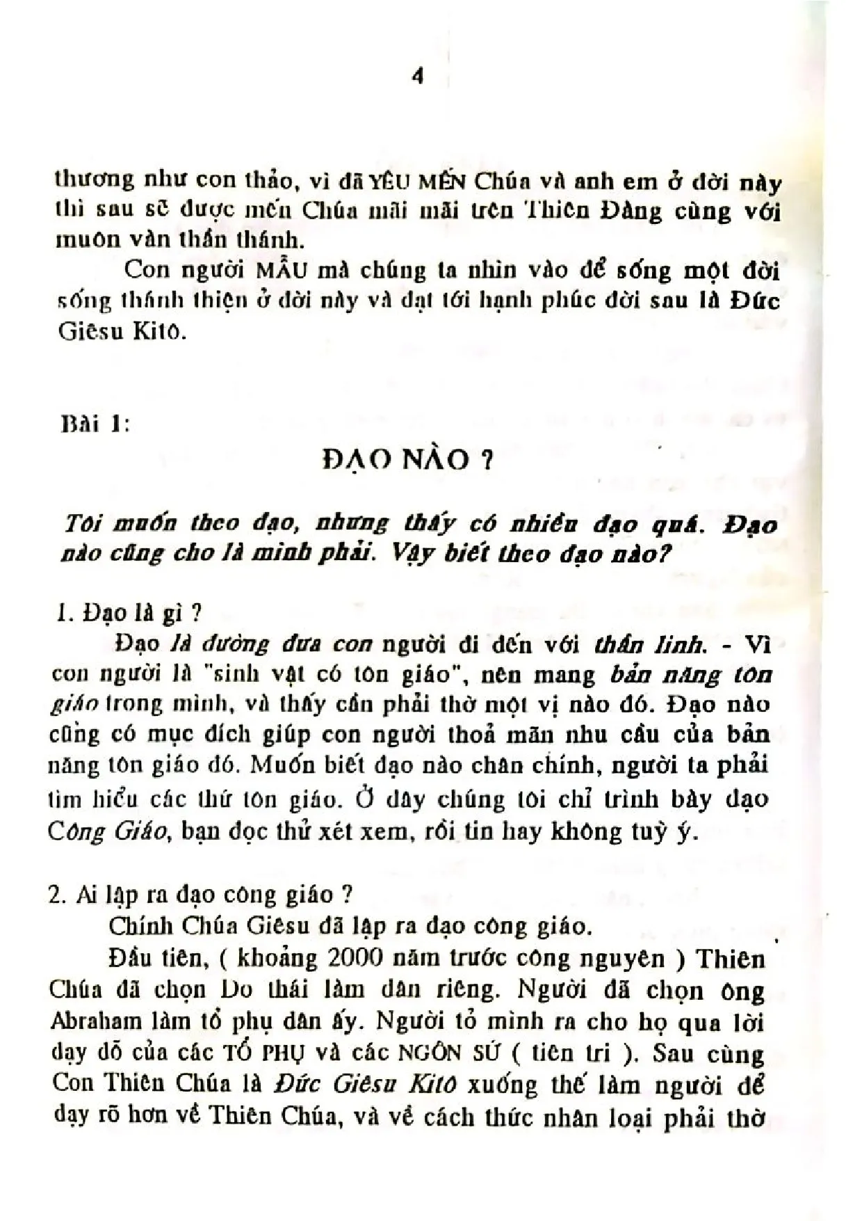 Mục lục chi tiết trang 2 sách Hiểu để tin