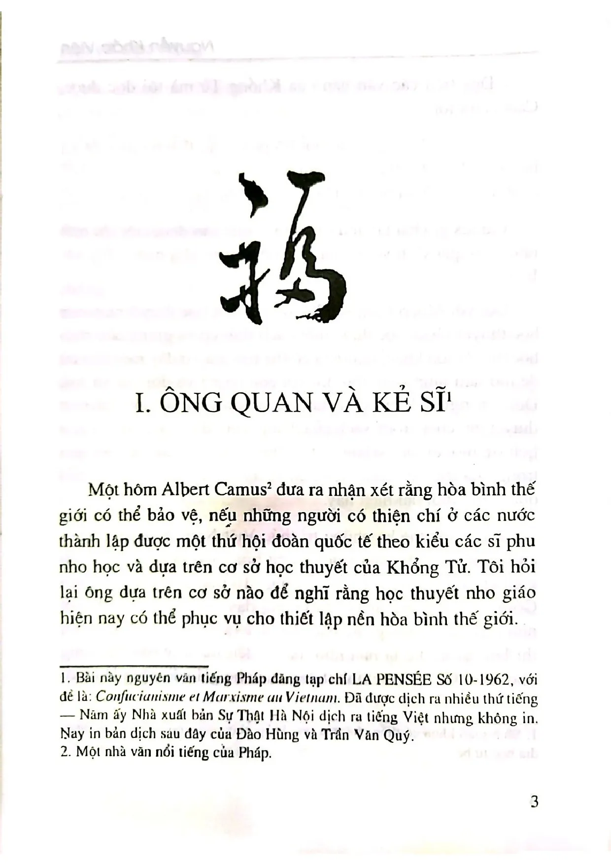 Mục lục chi tiết trang 2 sách Bàn về đạo nho