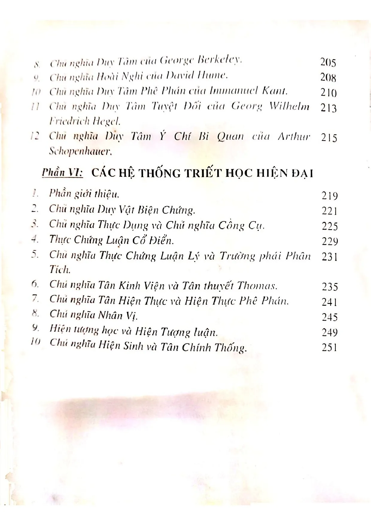 Nội dung trang phụ bản giới thiệu sách Tư tưởng của các triết gia vĩ đại