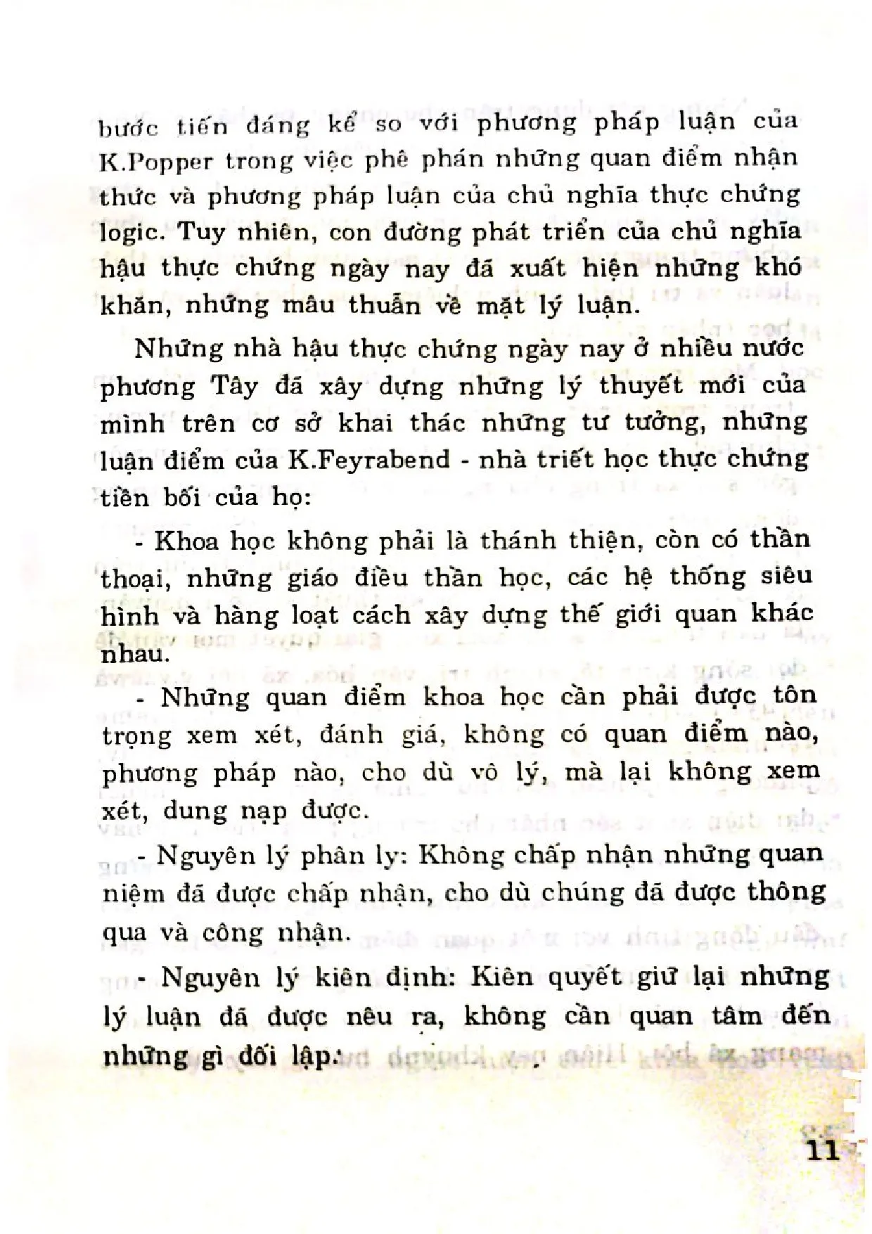 Nội dung mục lục và hình ảnh sách Một số học thuyết triết học phương Tây hiện đại - Trang 6