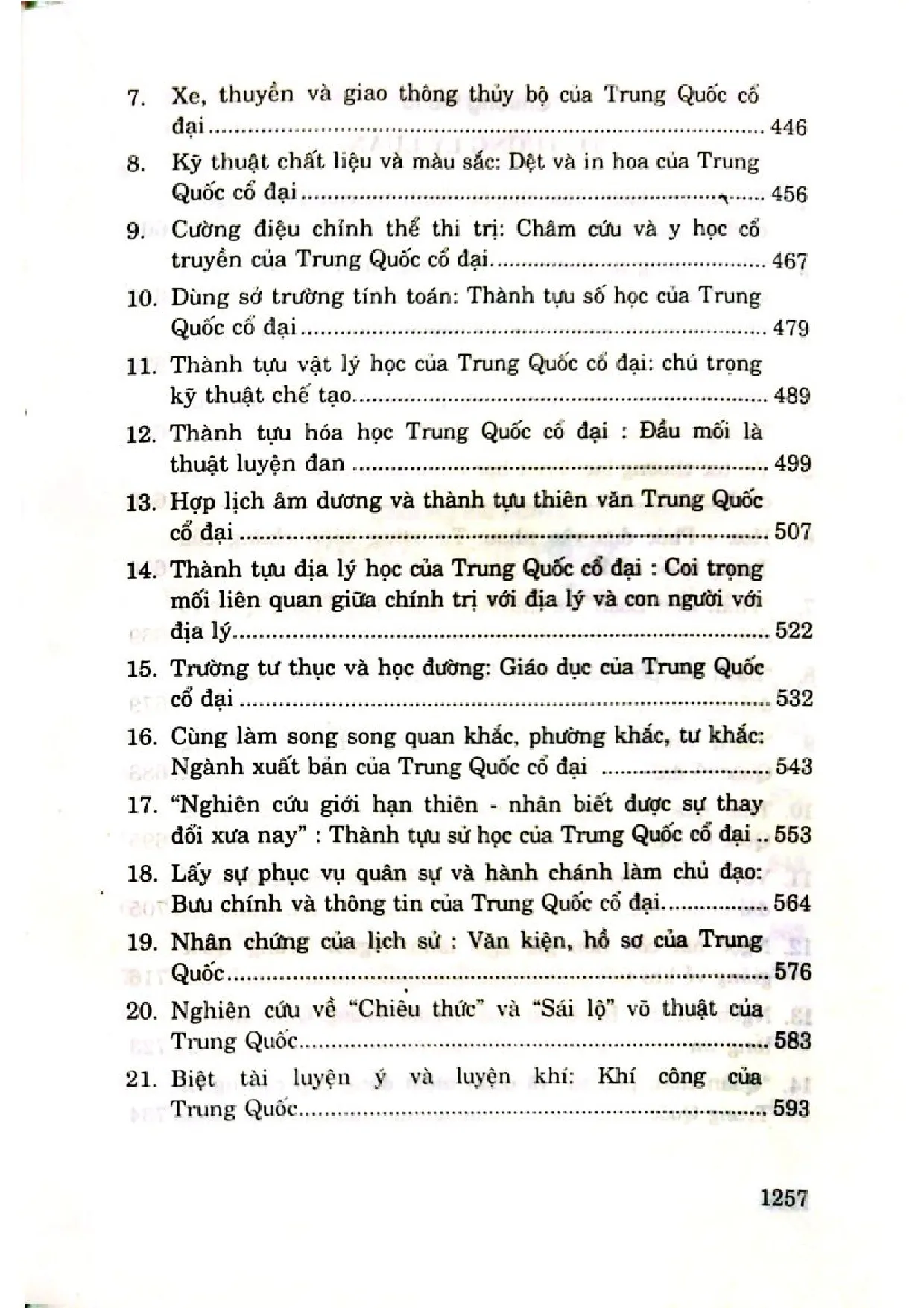 Mục lục chi tiết trang 3 sách Cội nguồn văn hóa Trung Hoa