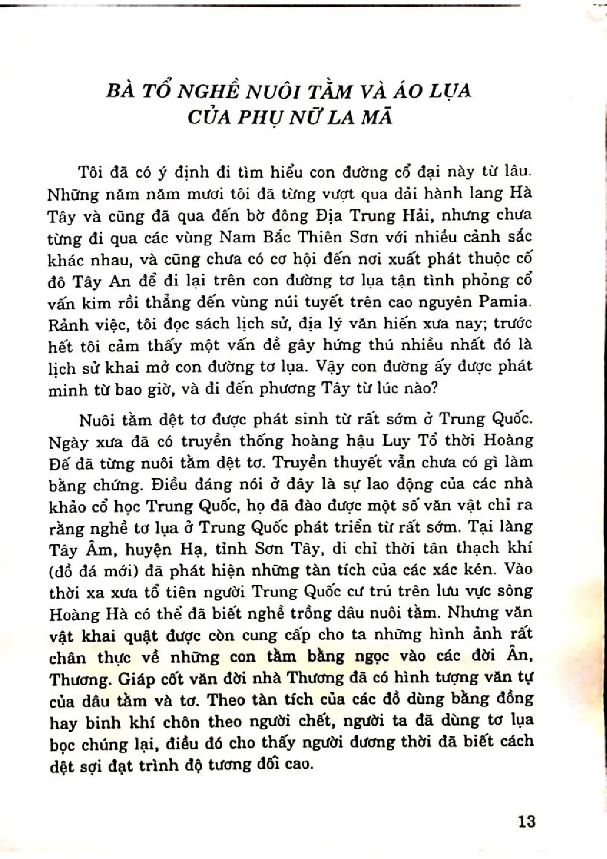 Nội dung mục lục và hình ảnh sách Con đường tơ lụa - Trang 6
