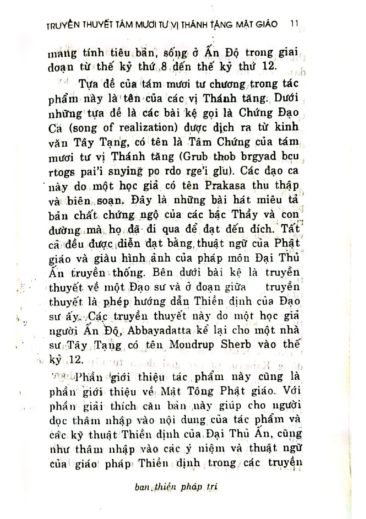 Nội dung mục lục và hình ảnh sách Các bậc đạo sư của đại thủ ấn - Trang 6