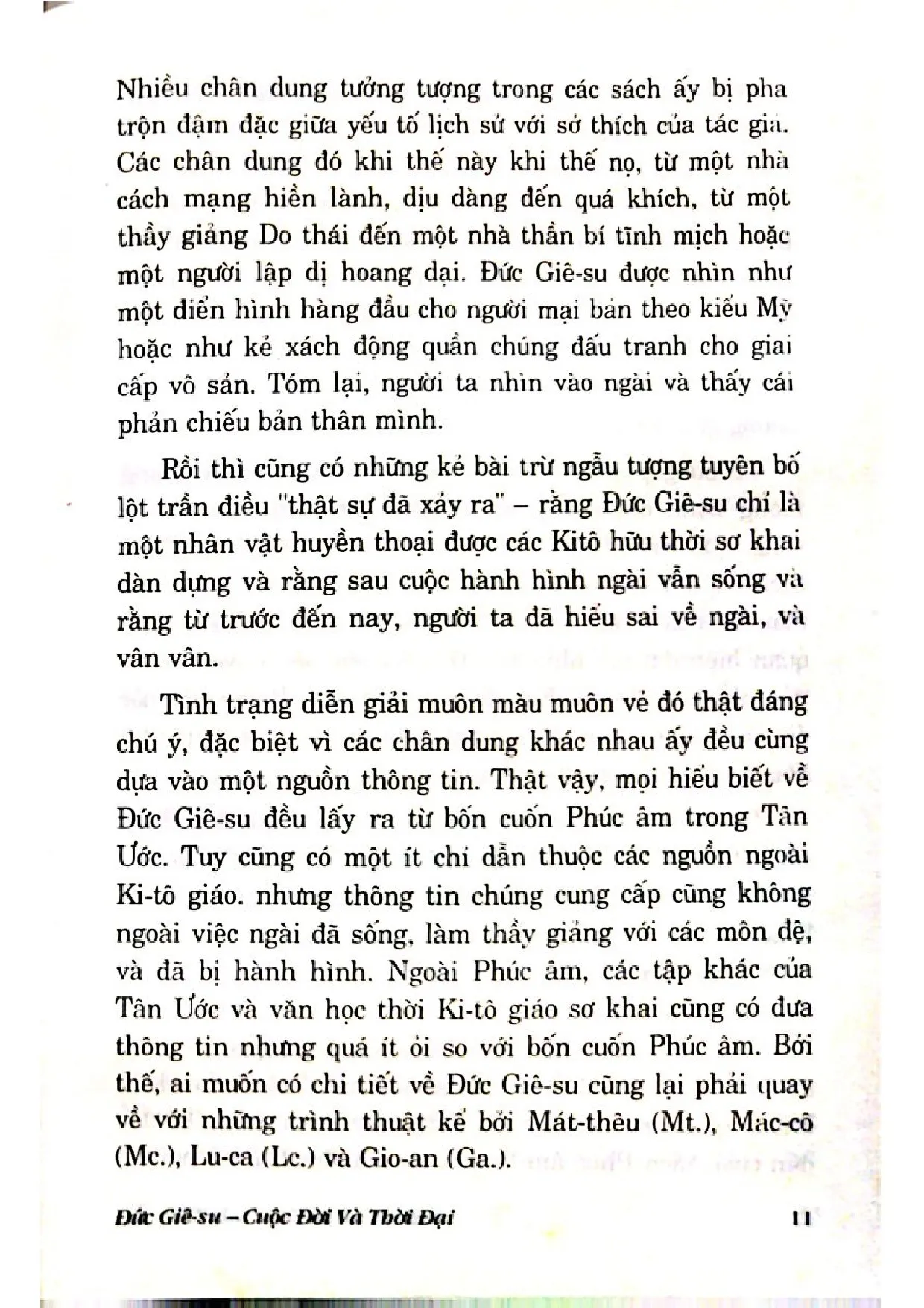 Nội dung mục lục và hình ảnh sách Đức Gie - su cuộc đời và thời đại - Trang 6
