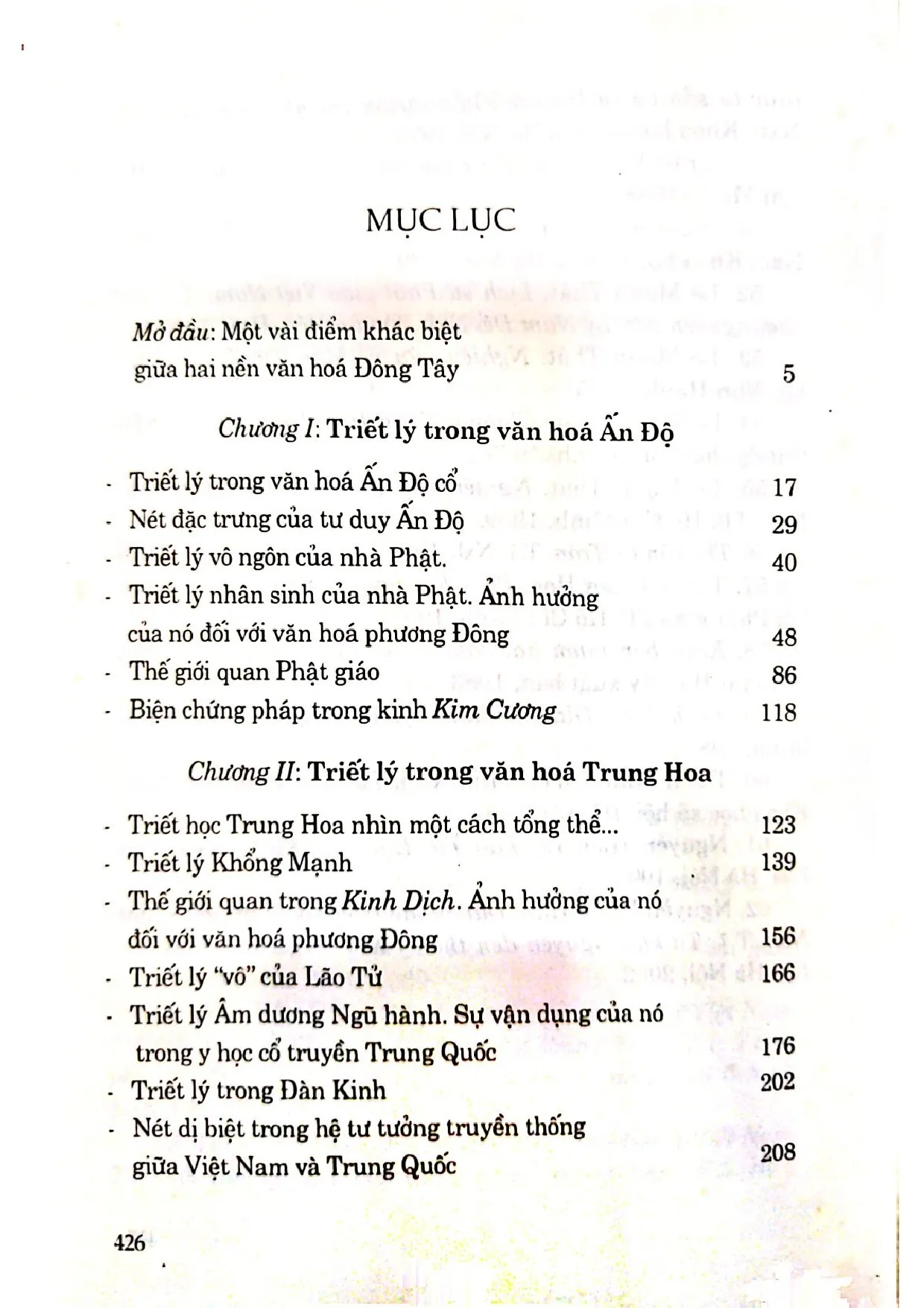 Trang bìa chính thức sách Triết lý trong văn hóa phương đông