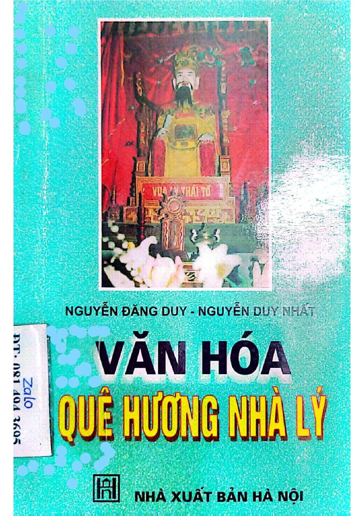 Ảnh bìa của Văn hóa quê hương nhà Lý