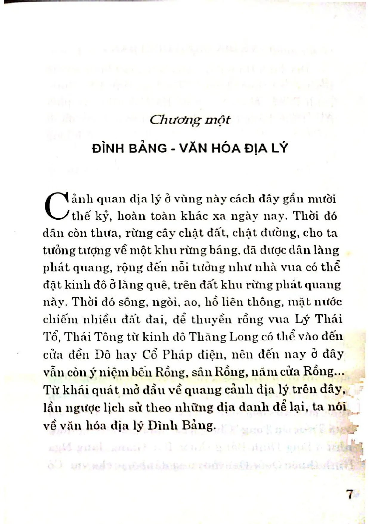 Nội dung trang phụ bản giới thiệu sách Văn hóa quê hương nhà Lý
