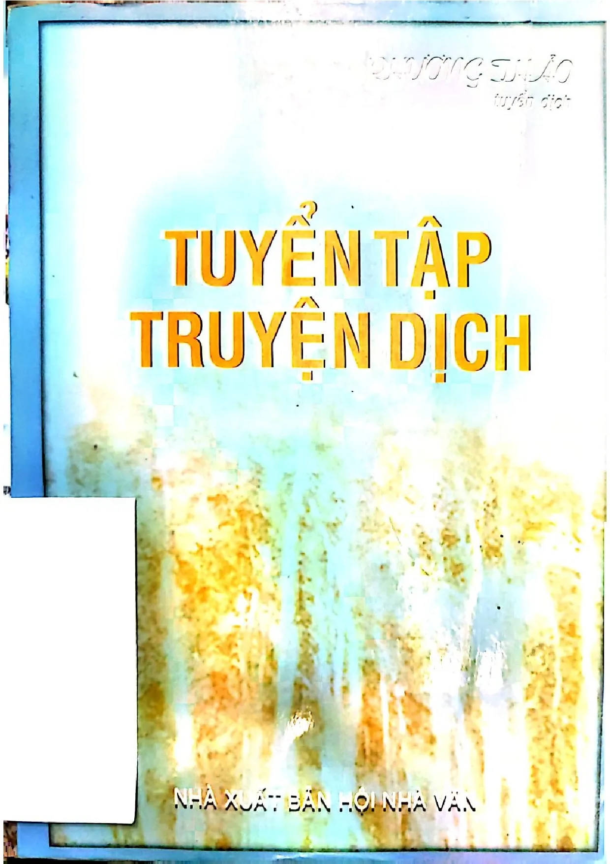 Ảnh bìa của Tuyển tập truyện dịch