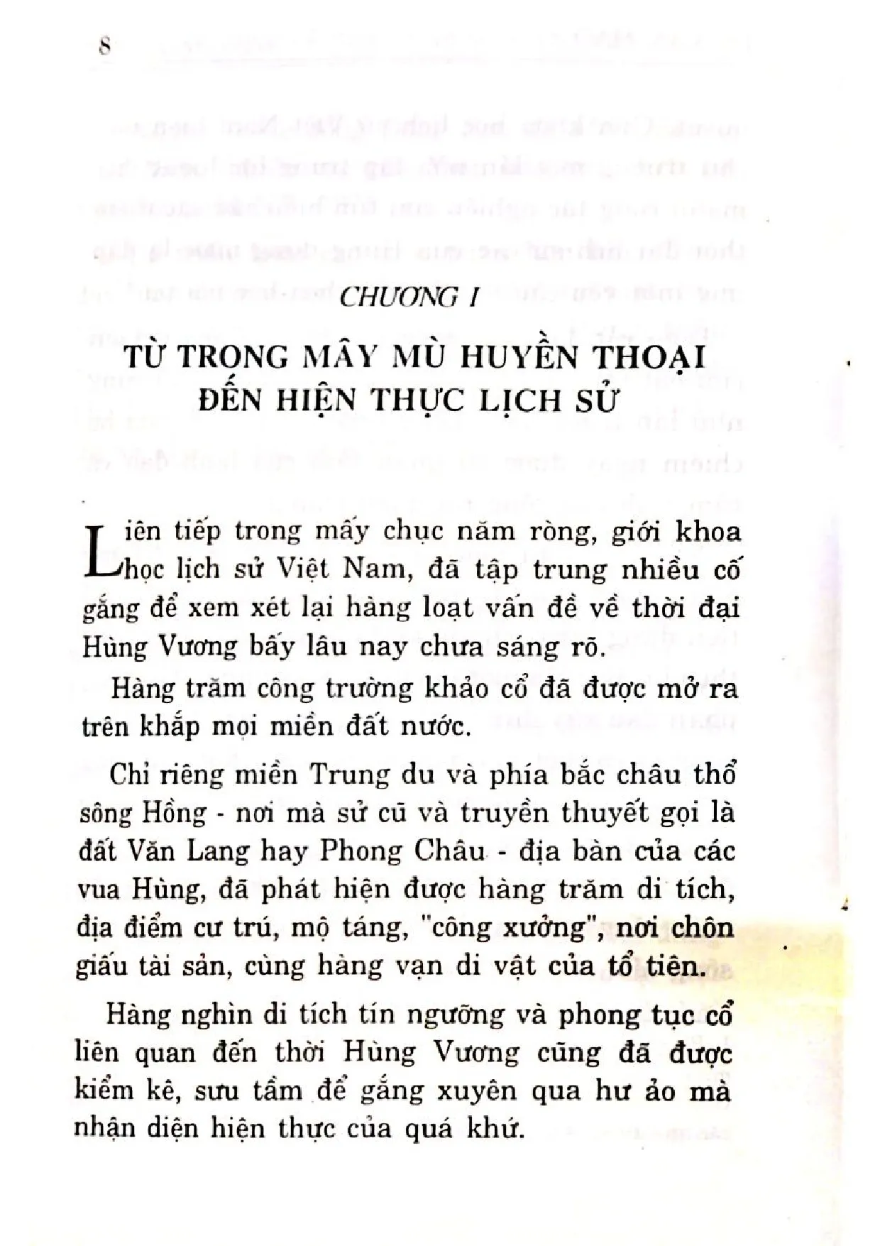 Nội dung trang phụ bản giới thiệu sách Hành trình về thời đại Hùng Vương dựng nước