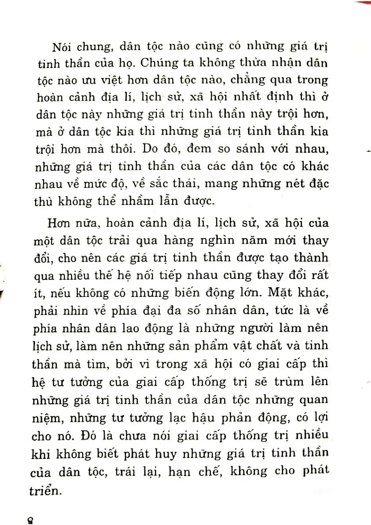Nội dung trang phụ bản giới thiệu sách Nếp sống tình cảm người Việt