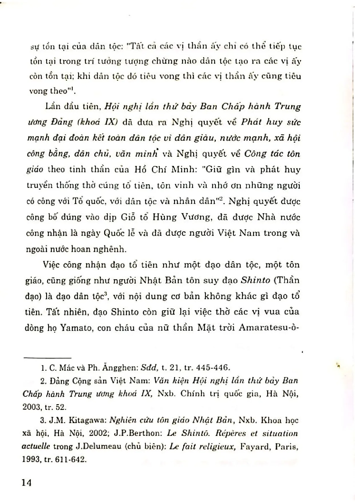 Nội dung mục lục và hình ảnh sách Lý luận về tôn giáo và tình hình tôn giáo ở Việt Nam - Trang 5