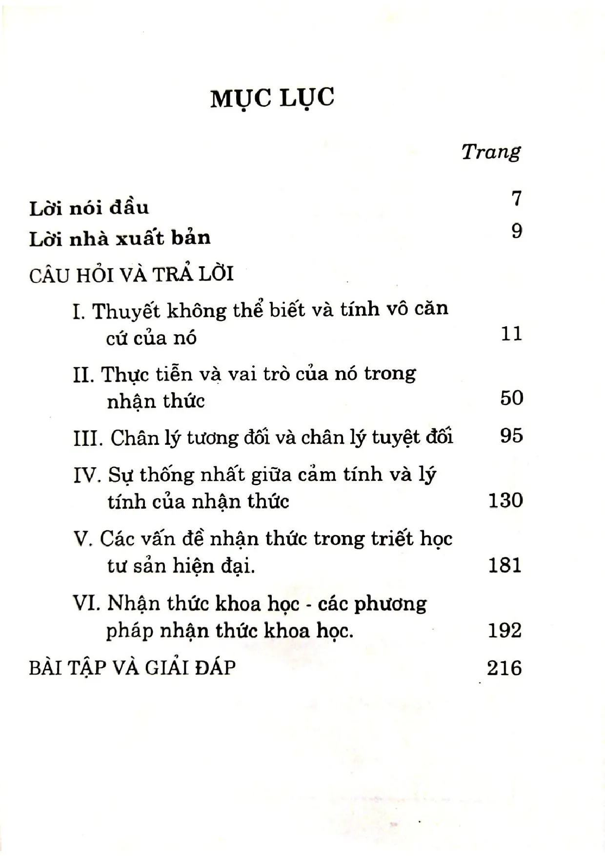 Trang bìa chính thức sách Câu hỏi và giải đáp chủ nghĩa duy vật biện chứng tập 4
