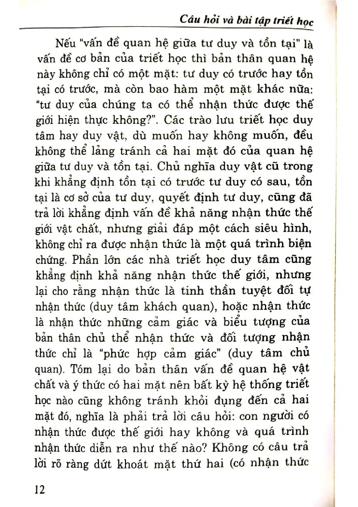 Mục lục chi tiết trang 3 sách Câu hỏi và giải đáp chủ nghĩa duy vật biện chứng tập 4