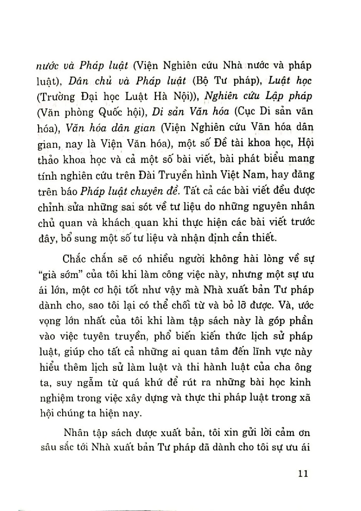 Nội dung mục lục và hình ảnh sách Nhà nước và pháp luật thời phong kiến Việt Nam những suy ngẫm - Trang 7