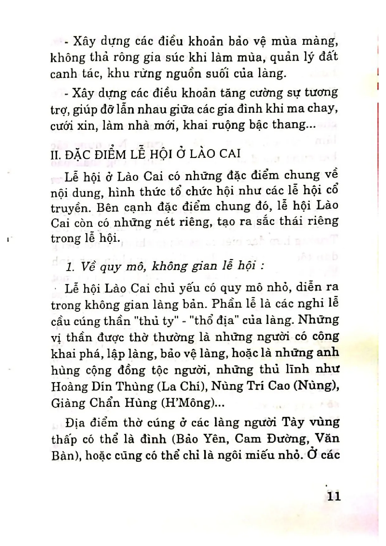 Nội dung mục lục và hình ảnh sách Lễ hội cổ truyền Lào Cai - Trang 7